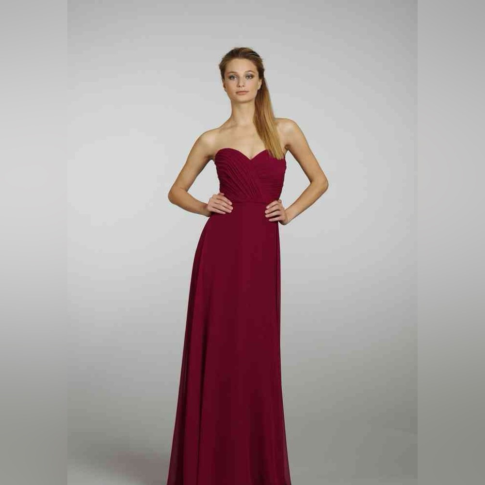 Noir By Lazaro Strapless Bridesmaid Dress